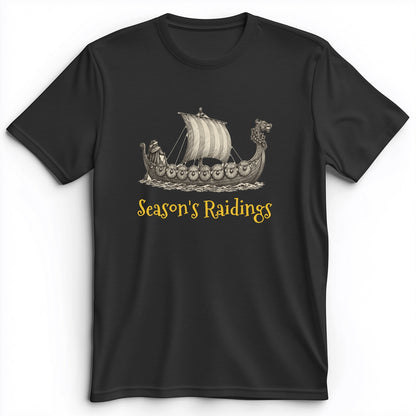 Seasons Raidings Viking Christmas Premium Tee