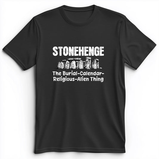 Stonehenge Burial Thing Premium Tee