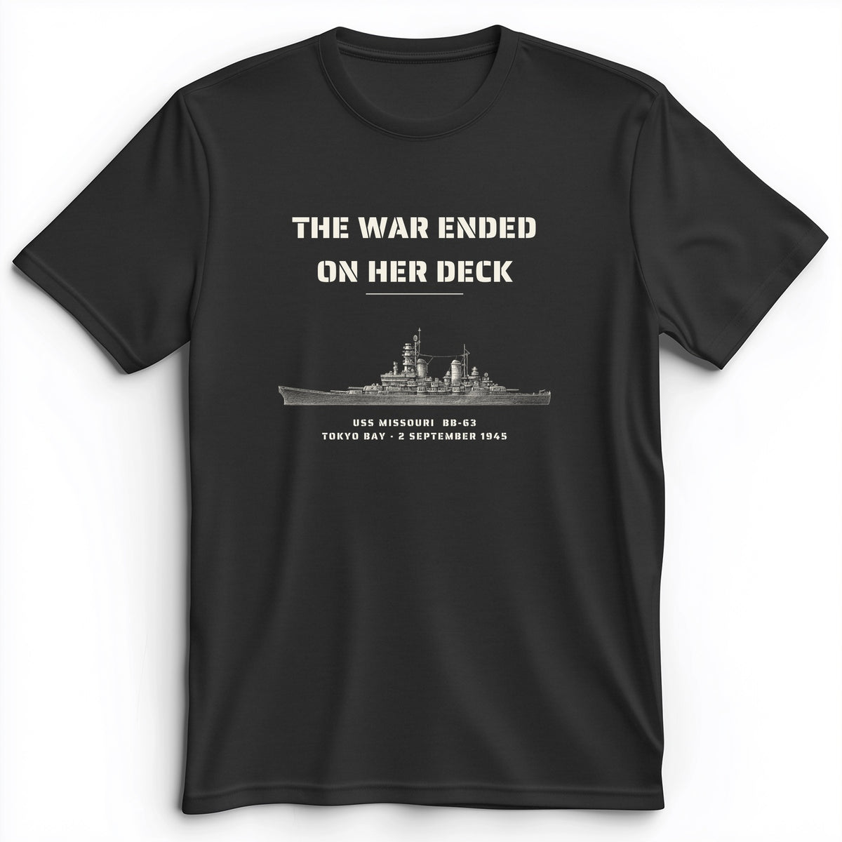 The War Ended On Her Deck Premium Tee