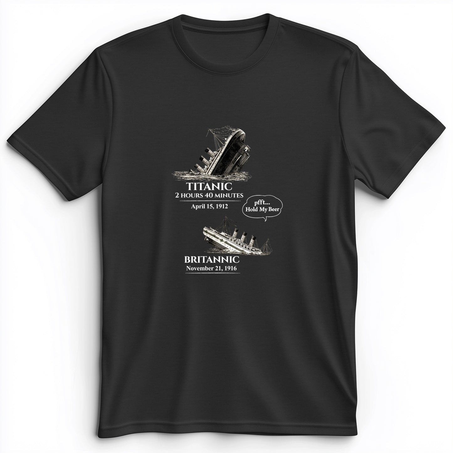 Titanic and Britannic Premium Tee