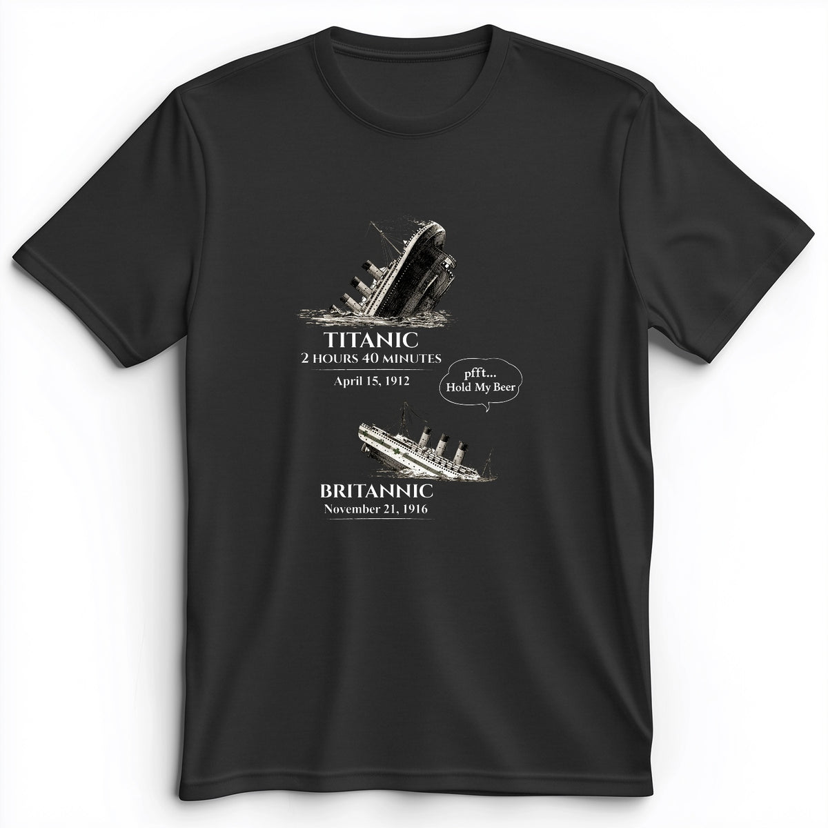 Titanic and Britannic Premium Tee