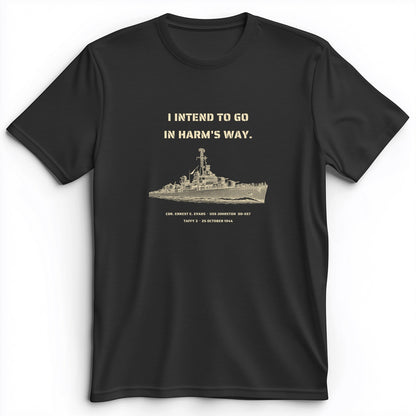 USS Johnston In Harms Way Premium Tee