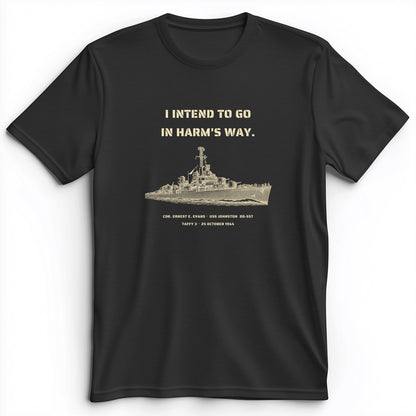 USS Johnston In Harms Way Premium Tee