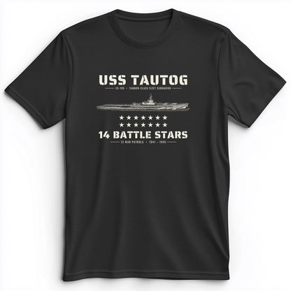 USS Tautog 14 Battle Stars Premium Tee