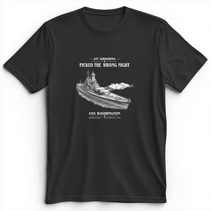 USS Washington at Guadalcanal Premium Tee