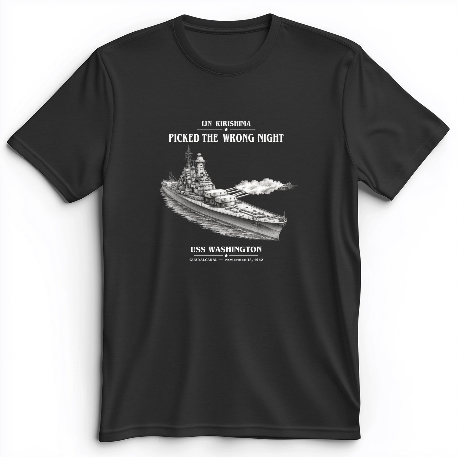USS Washington at Guadalcanal Premium Tee