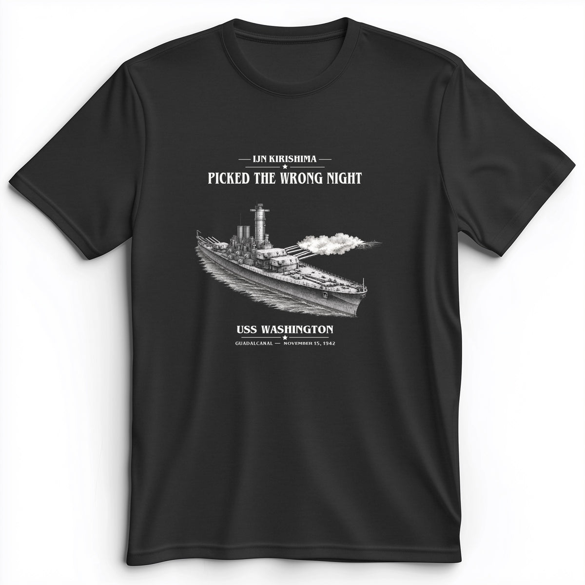 USS Washington at Guadalcanal Premium Tee