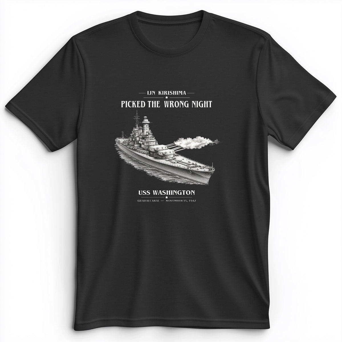 USS Washington at Guadalcanal Premium Tee