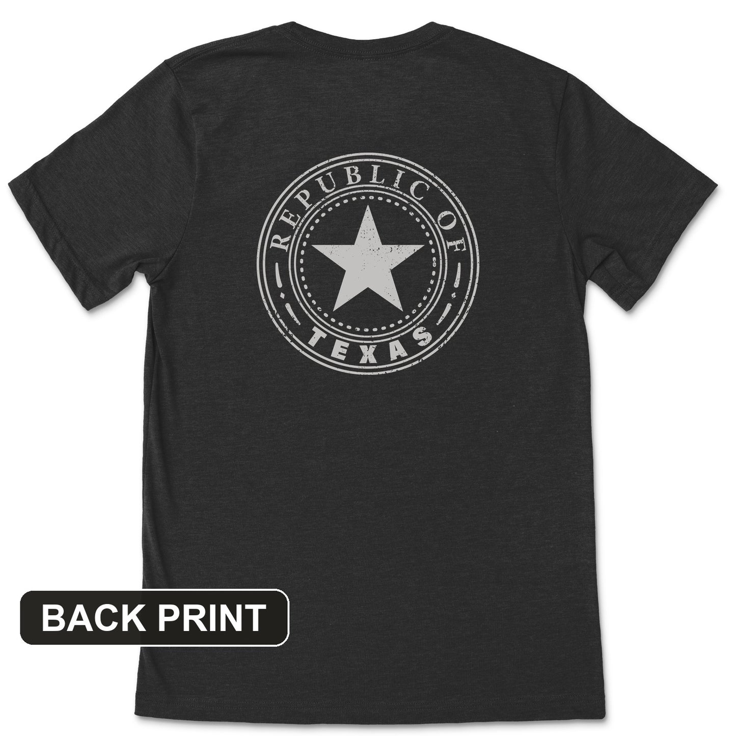 Republic of Texas Back Print Premium Tee