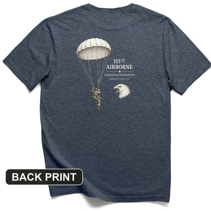 101st Airborne Back Print T-Shirt