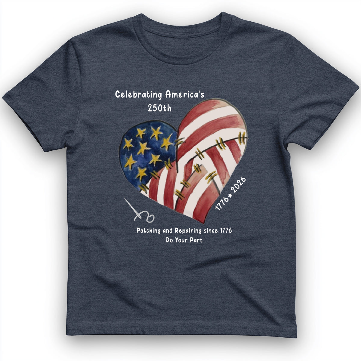 250th Heart T-Shirt