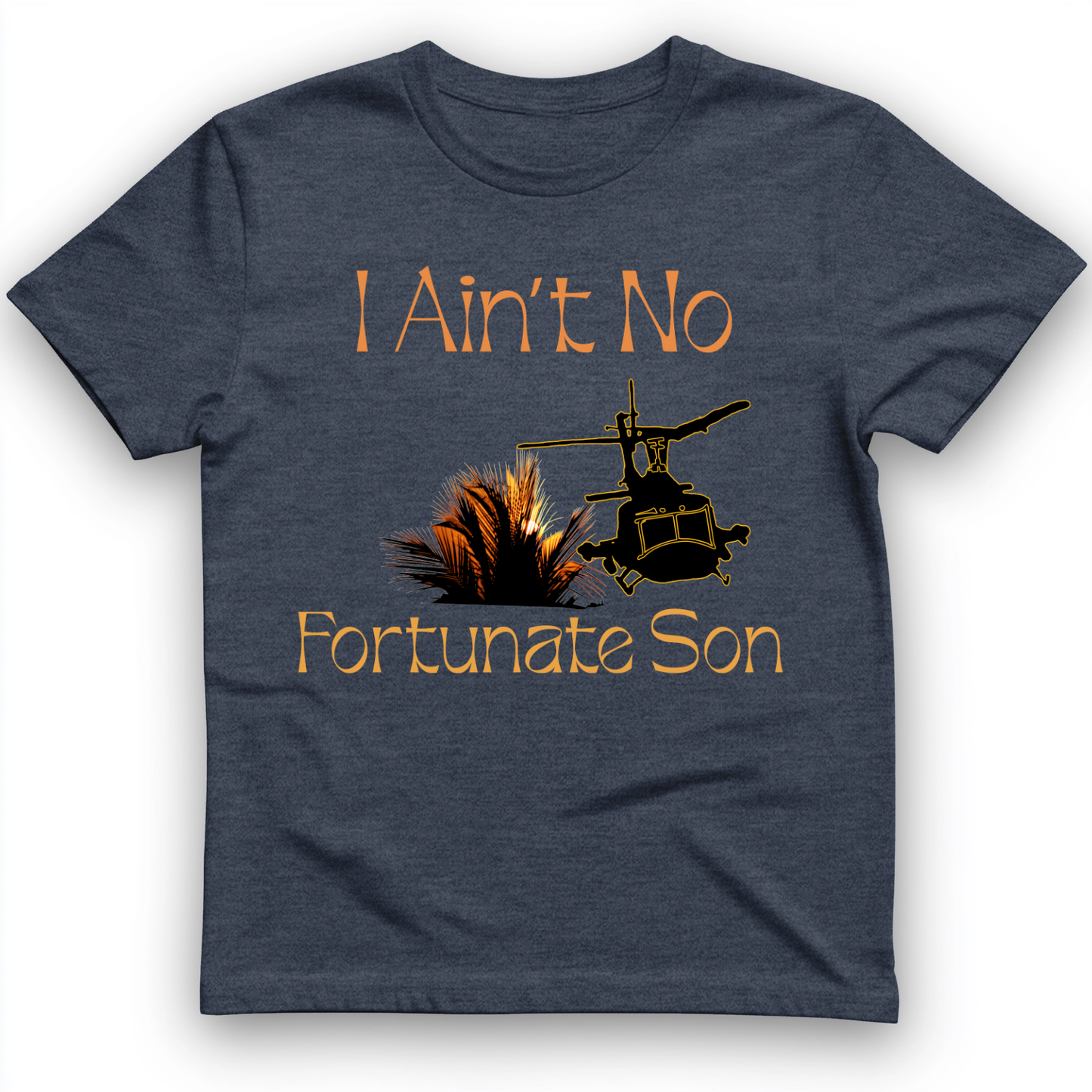 Fortunate Son T-Shirt Heather Navy / S