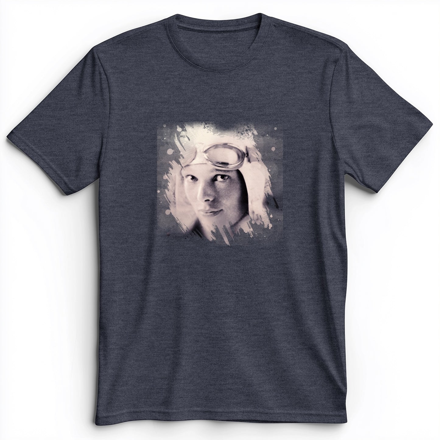 Amelia Earhart in Color Premium Tee