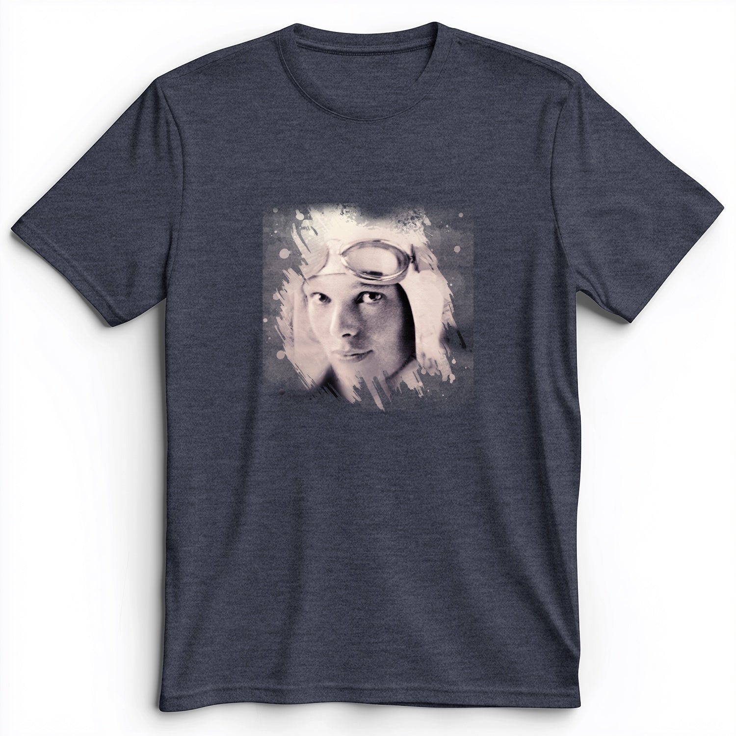 Amelia Earhart in Color Premium Tee
