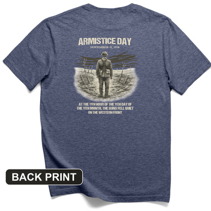 Armistice Day Back Print T-Shirt