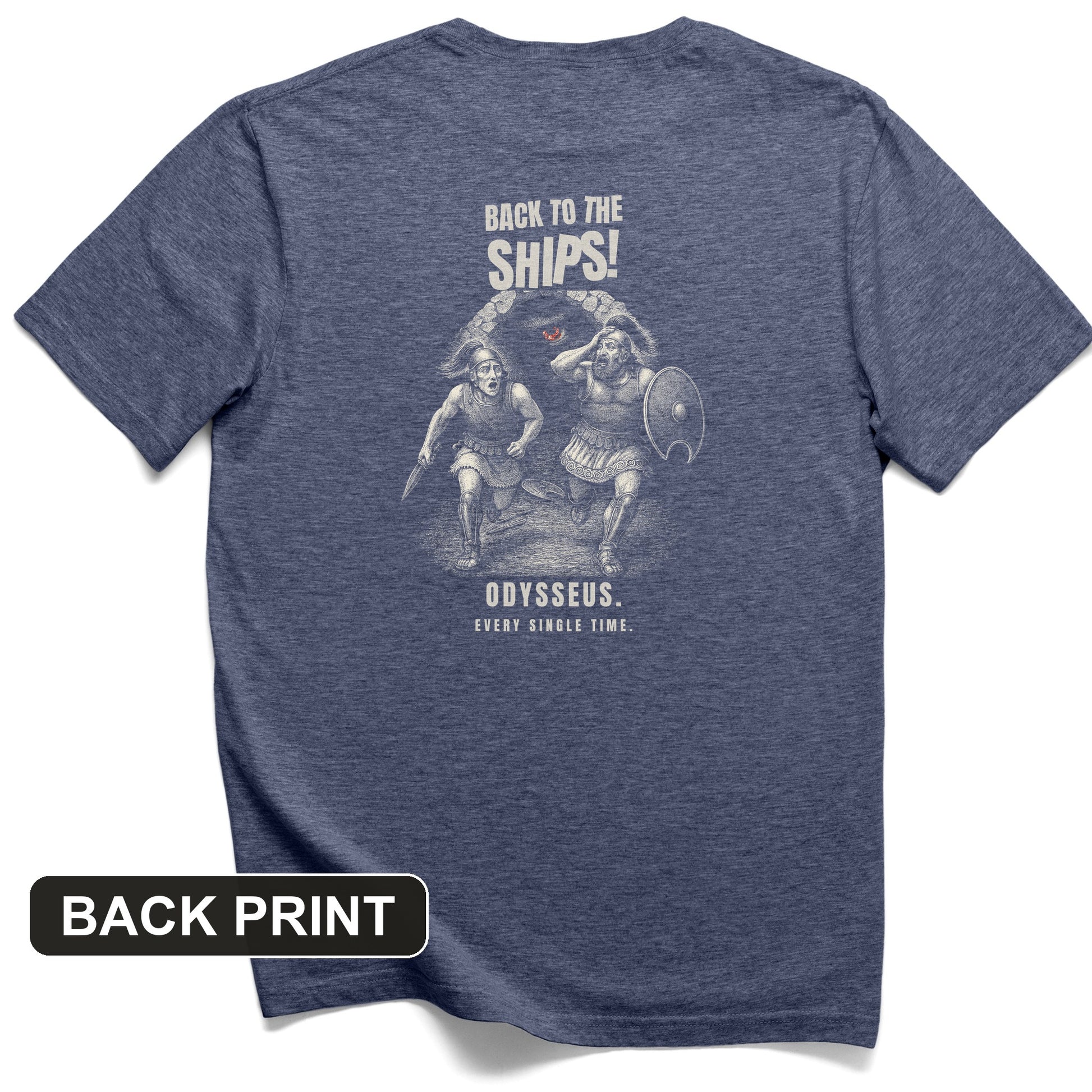 Back To The Ships Back Print T-Shirt