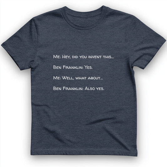 Ben Franklin Inventor T-Shirt