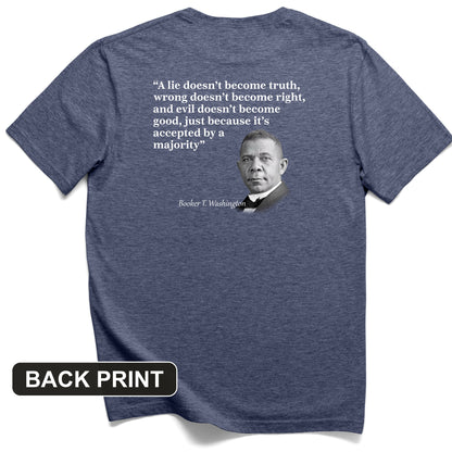 Booker T Washington Back Print T-Shirt
