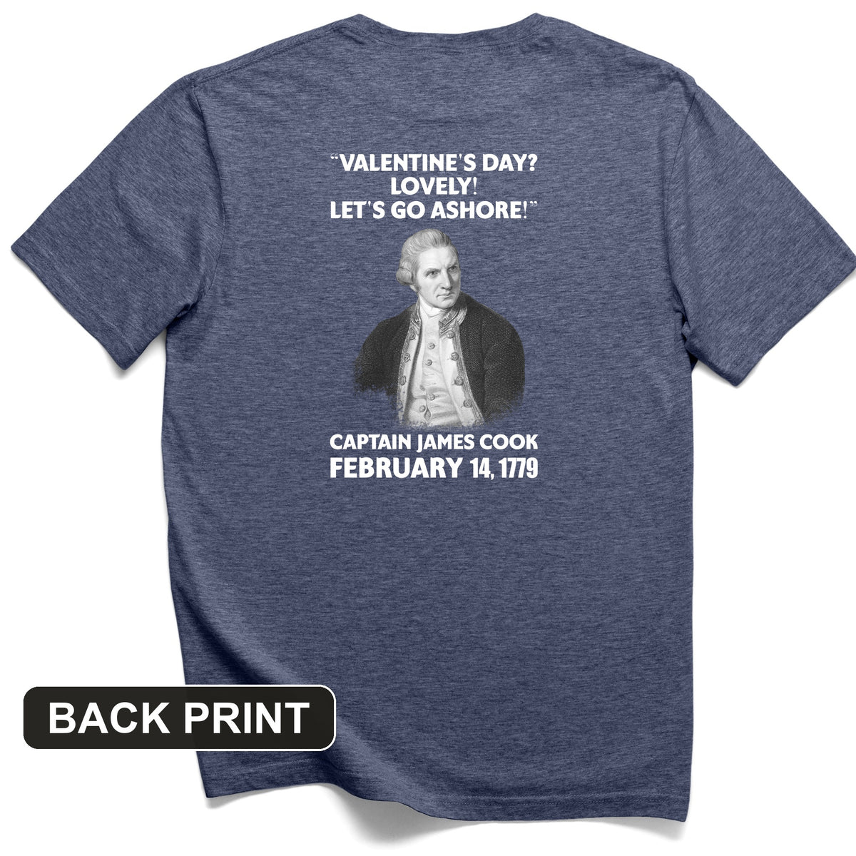 Captain Cook Back Print T-Shirt