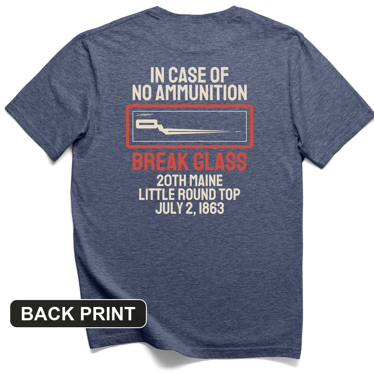 Chamberlain Break Glass Little Round Top Back Print T-Shirt