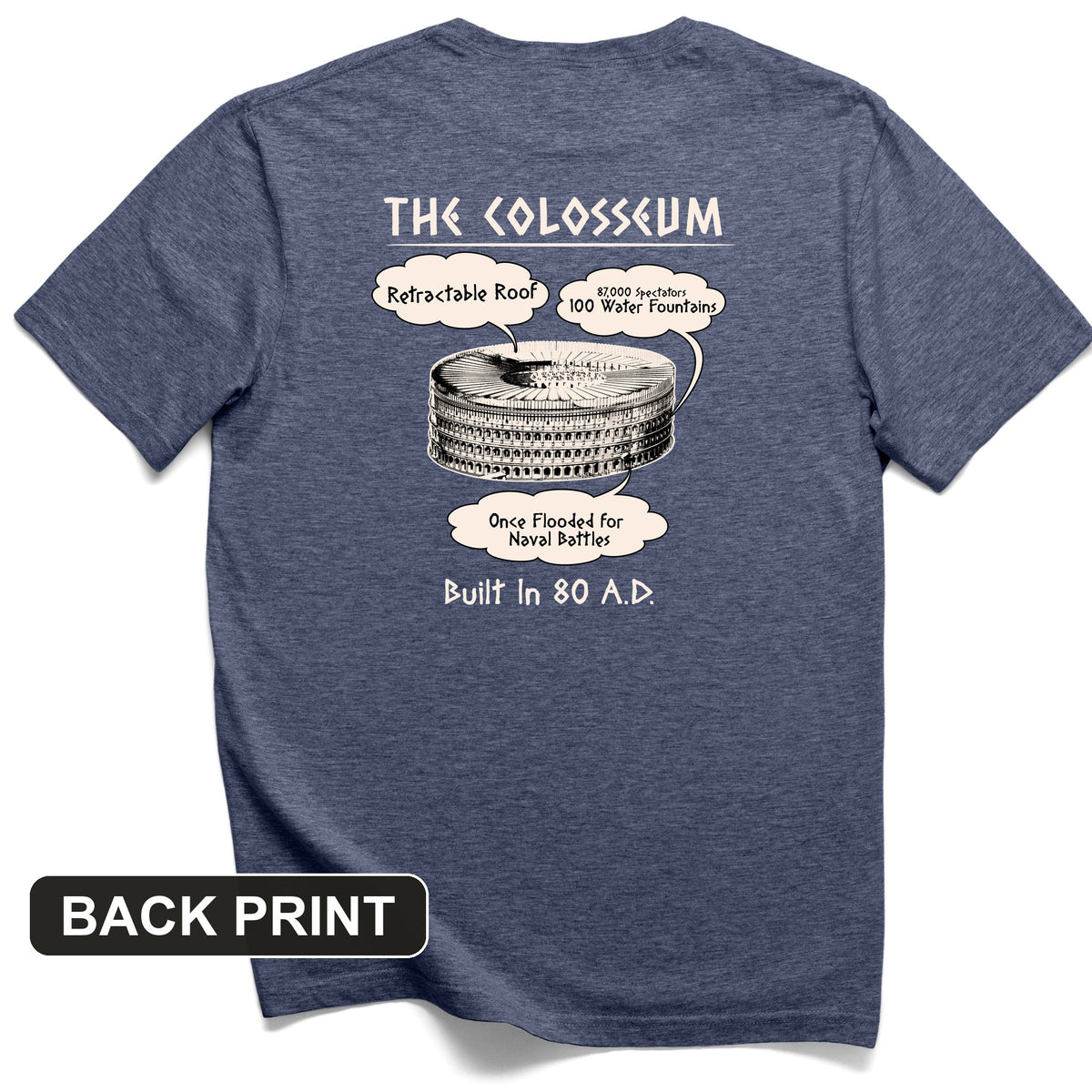 Colosseum Back Print T-Shirt