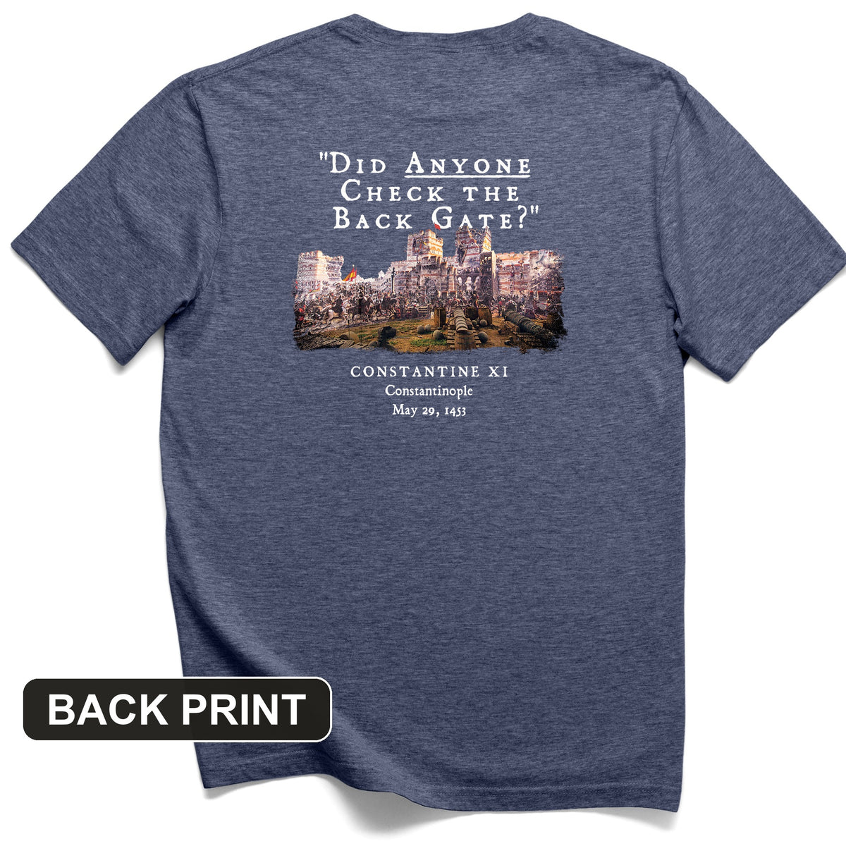 Constantinople Back Print T-Shirt