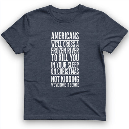 Cross A River On Xmas T-Shirt