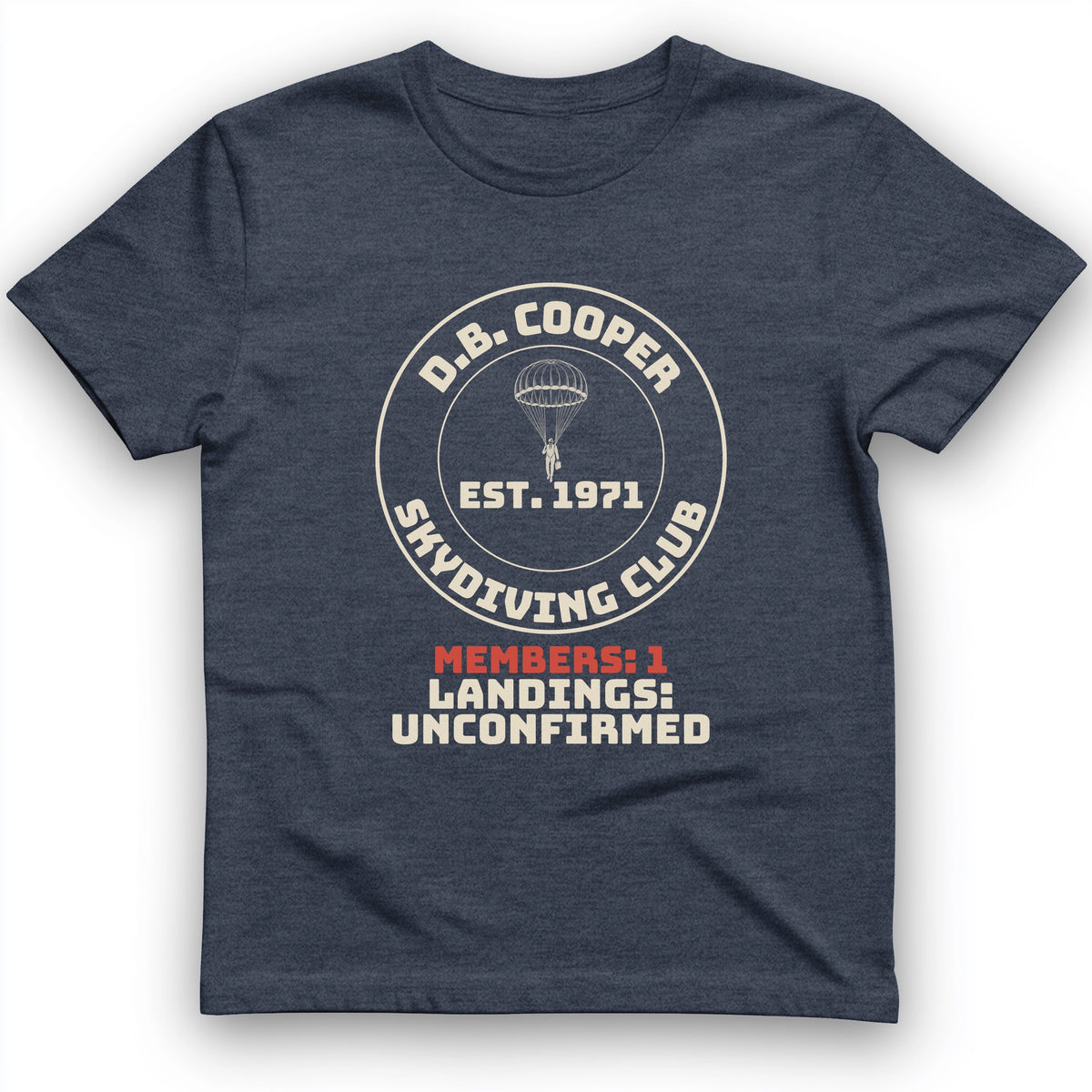 DB Cooper Skydiving Club T-Shirt