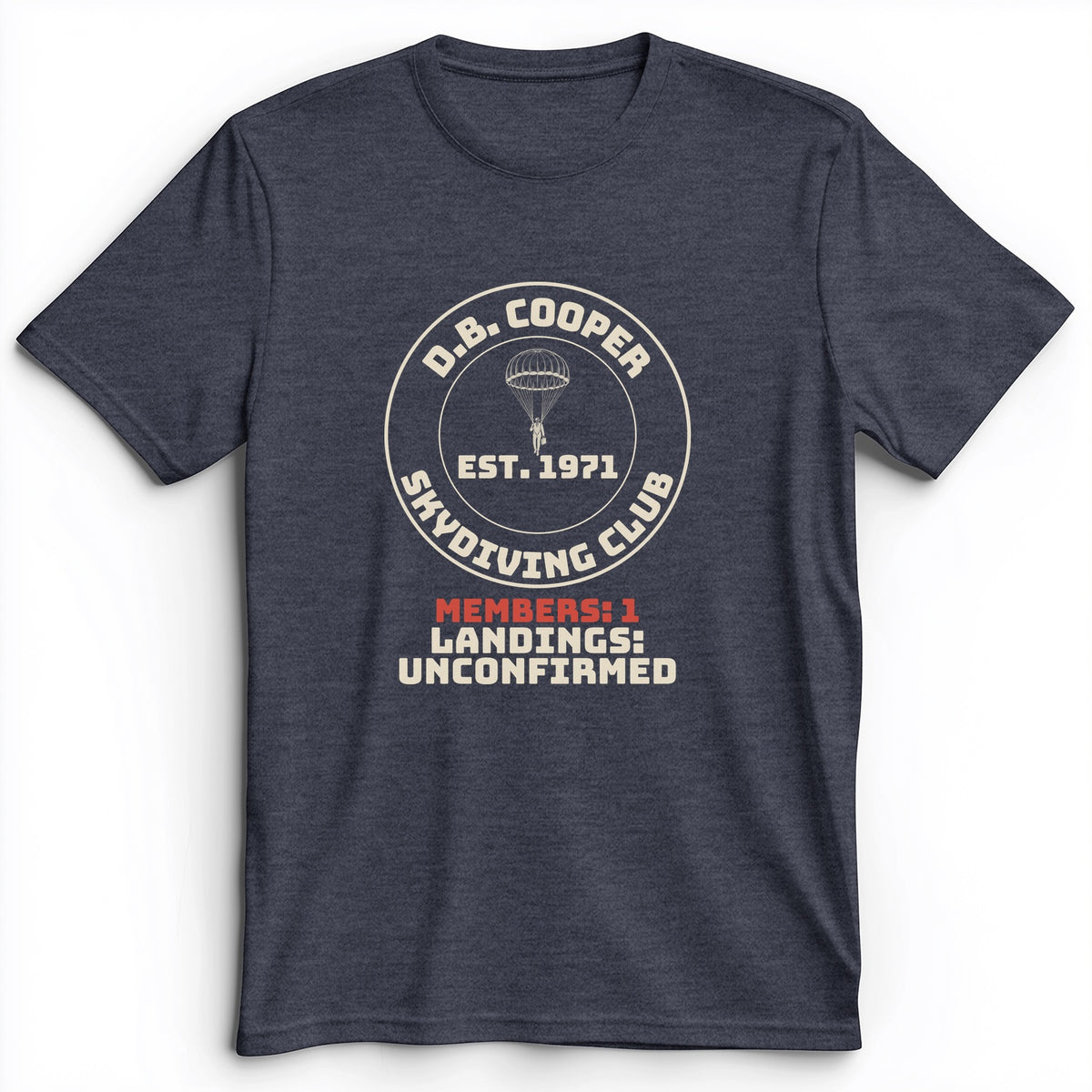 DB Cooper Skydiving Club Premium Tee