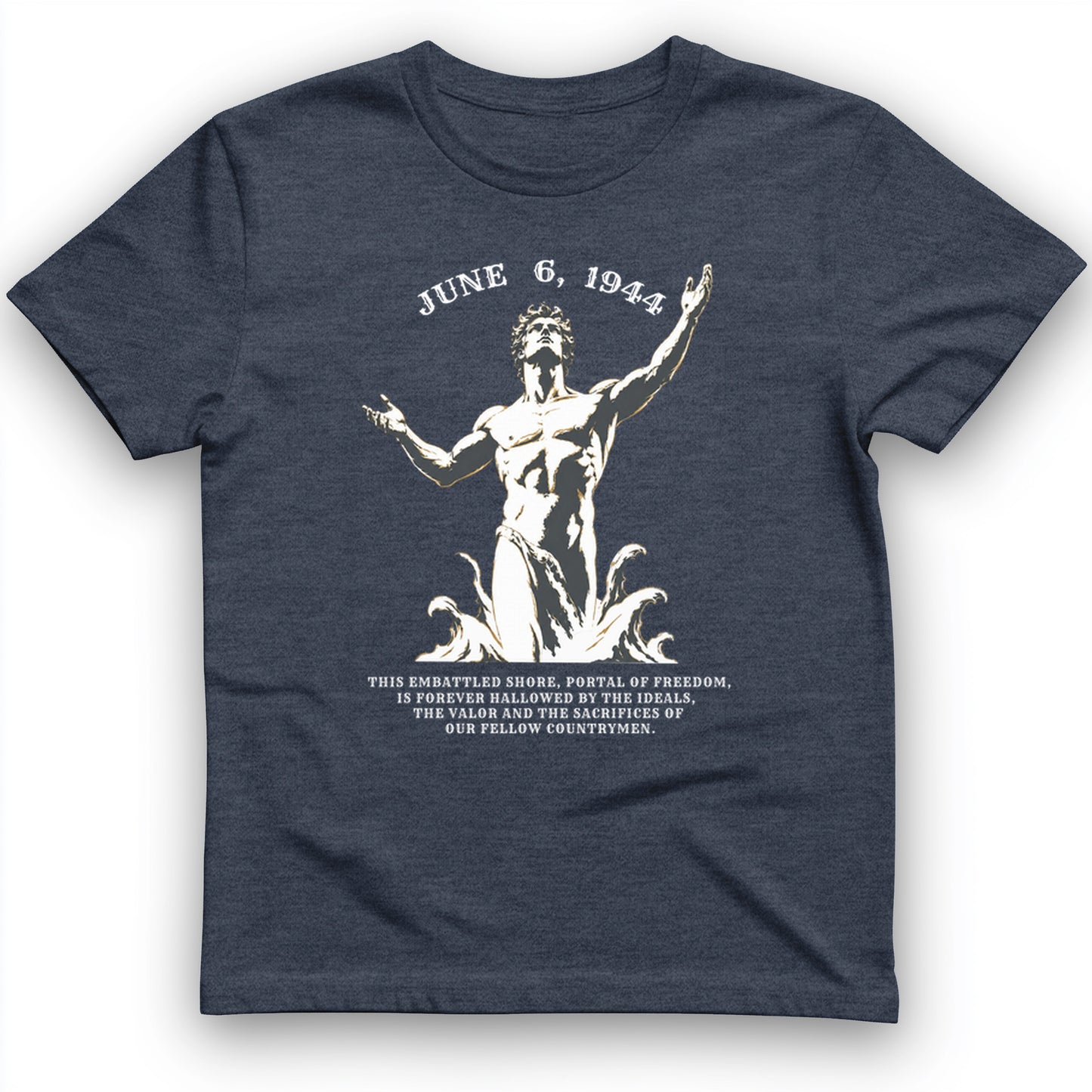 Dday Statue T-Shirt