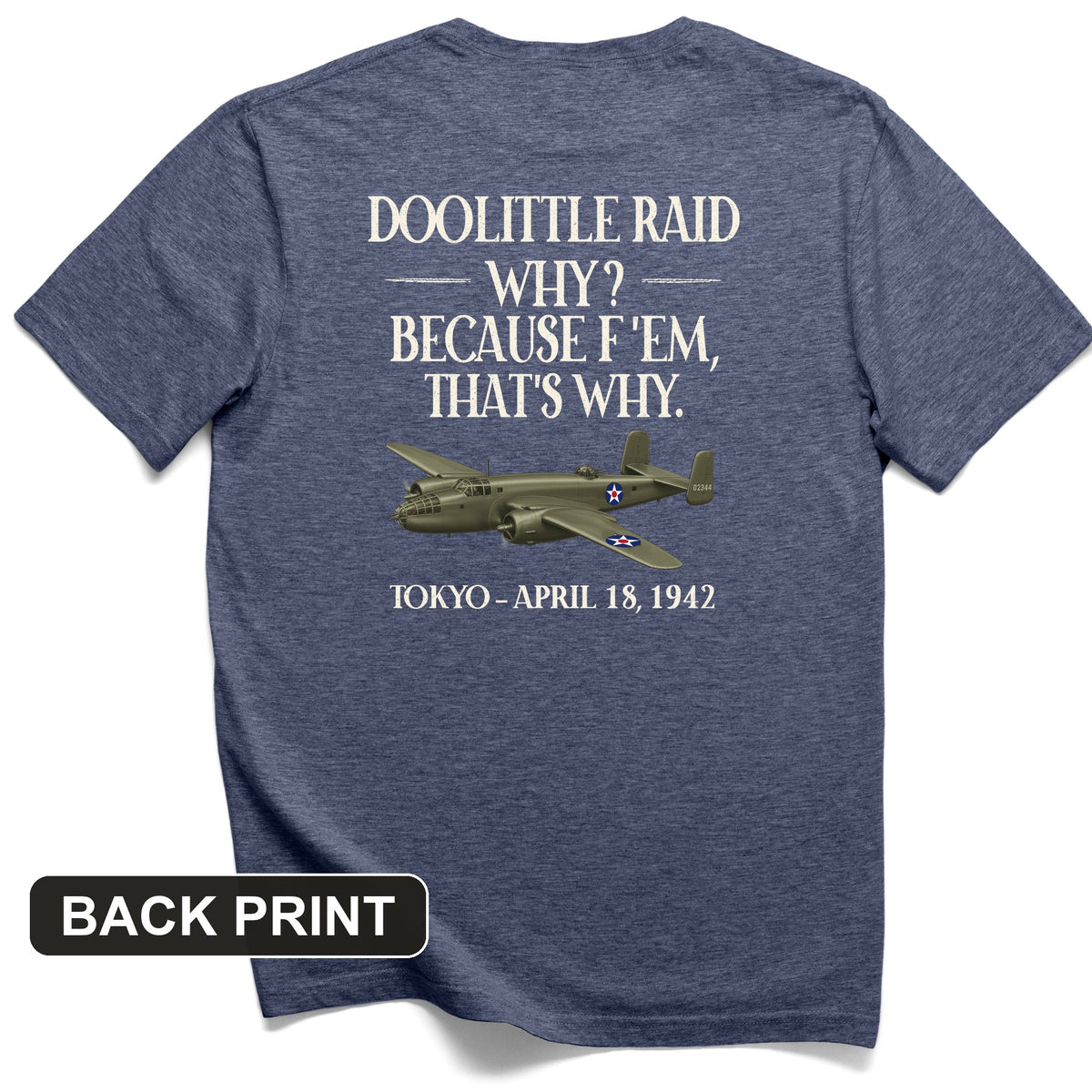 Doolittle Raid Back Print T-Shirt