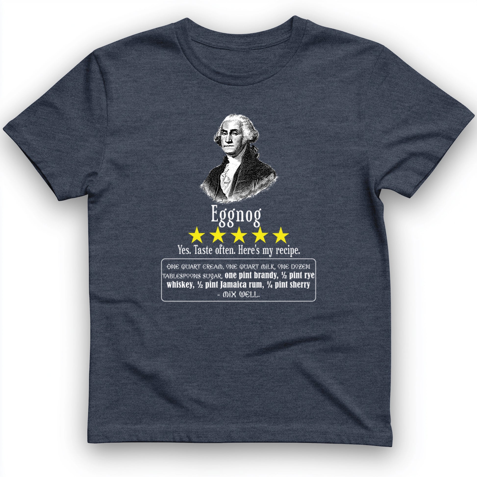 Eggnog George Washington T-Shirt