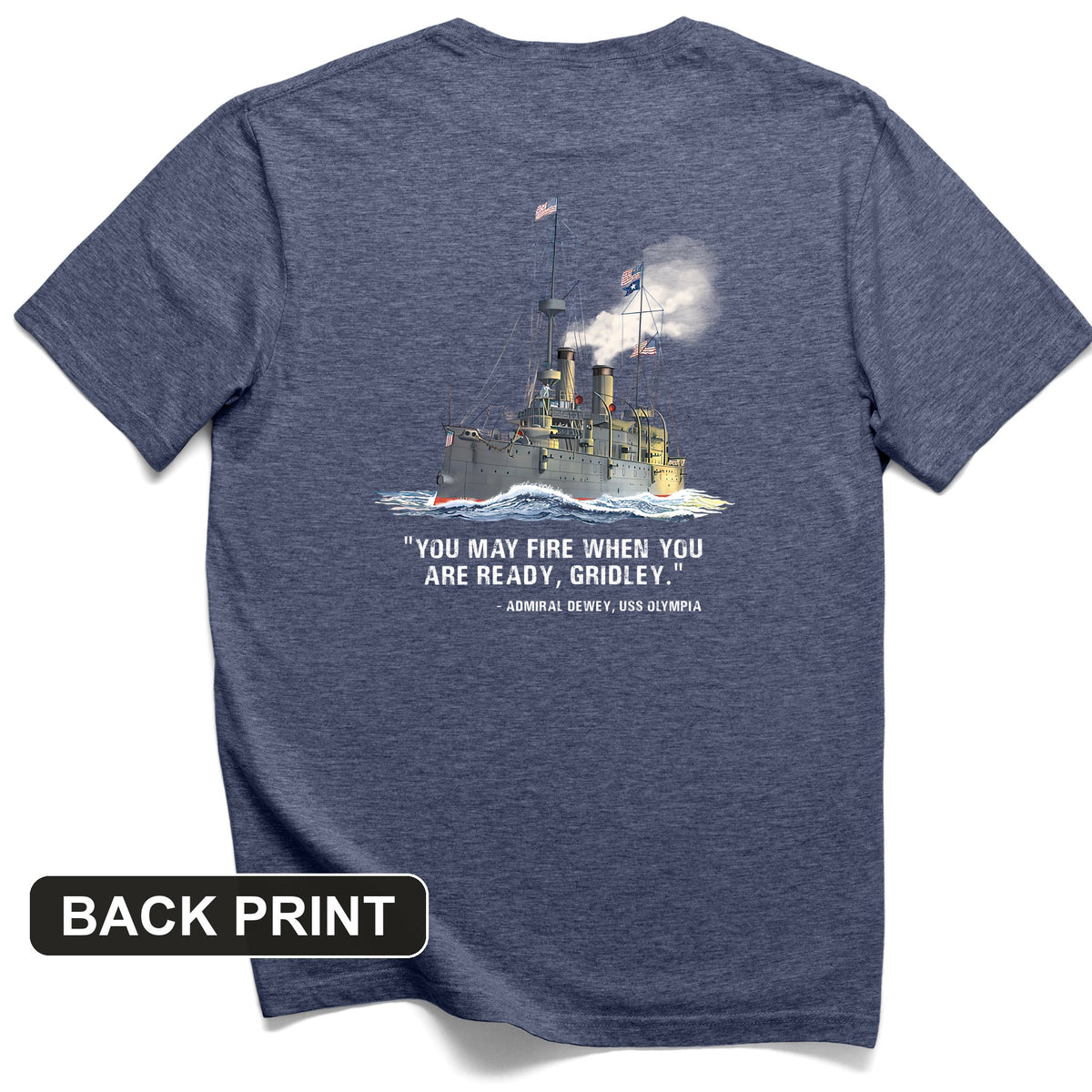 Fire When Ready Back Print T-Shirt