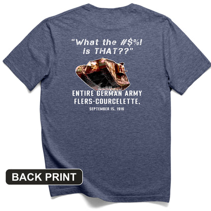 Flers-Courcelette 1916 Back Print T-Shirt