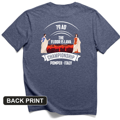 Floor is Lava Back Print T-Shirt