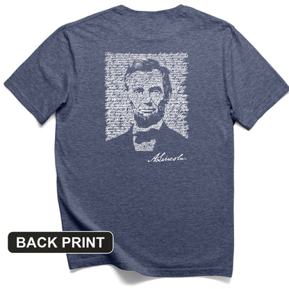 Gettysburg Address Back Print T-Shirt