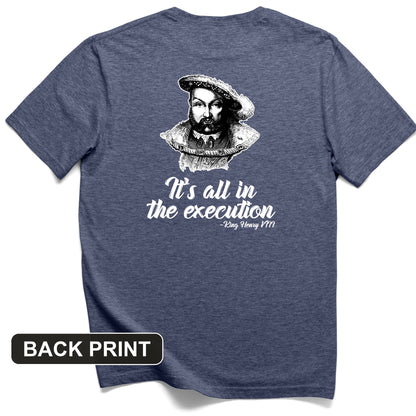 Henry VIII Execution Back Print T-Shirt