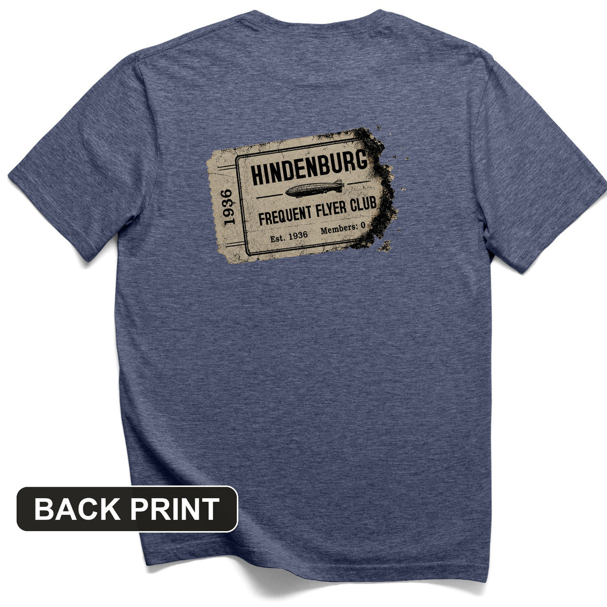 Hindenburg Back Print T-Shirt