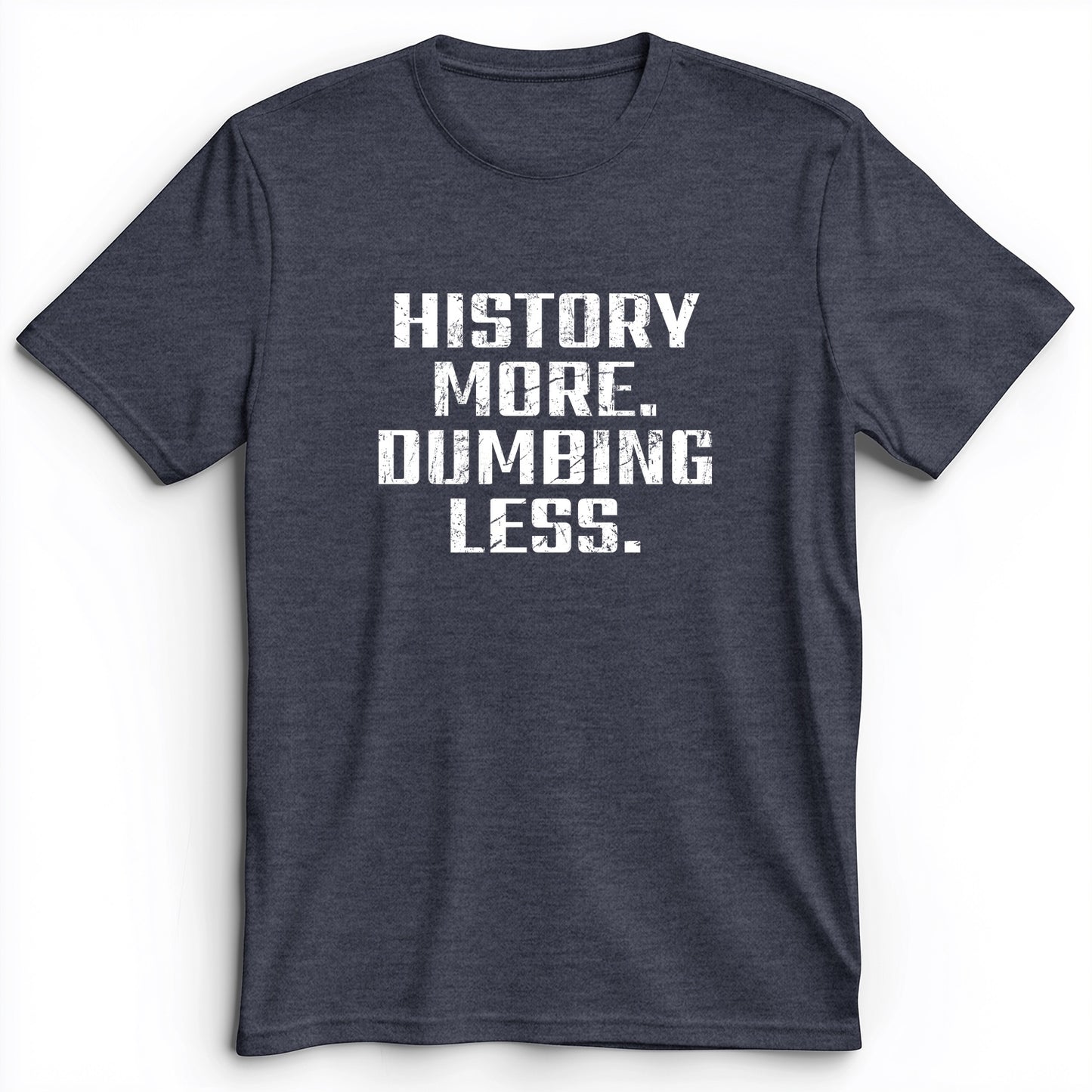 History More Dumbing Less Premium Tee