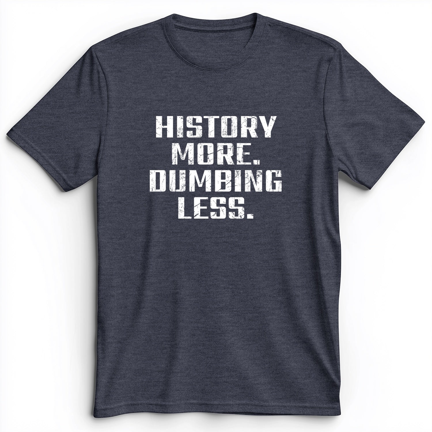 History More Dumbing Less Premium Tee