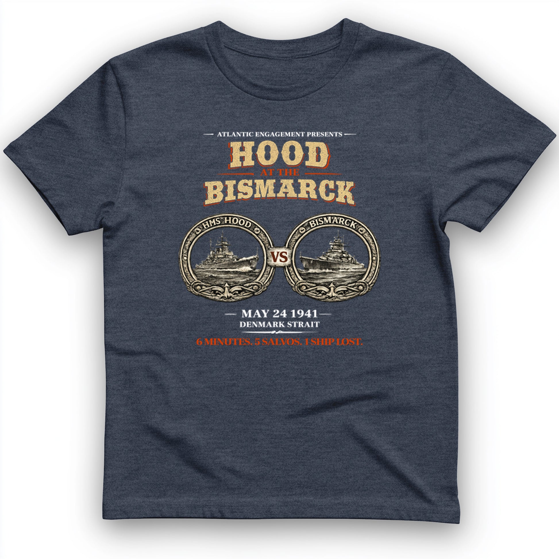 Hood vs Bismark T-Shirt