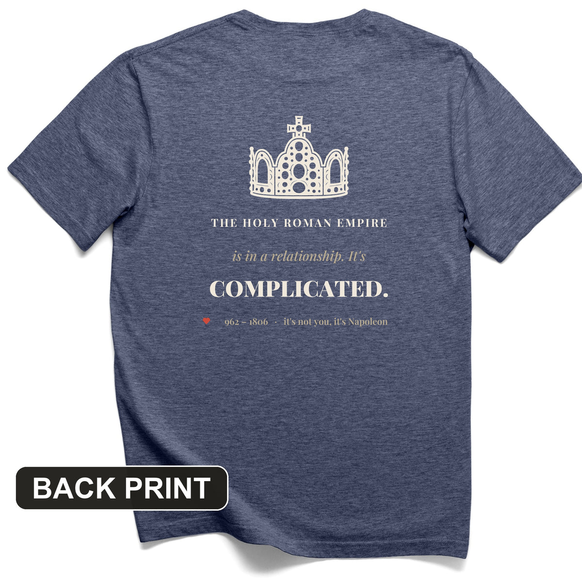 Its Complicated Back Print T-Shirt
