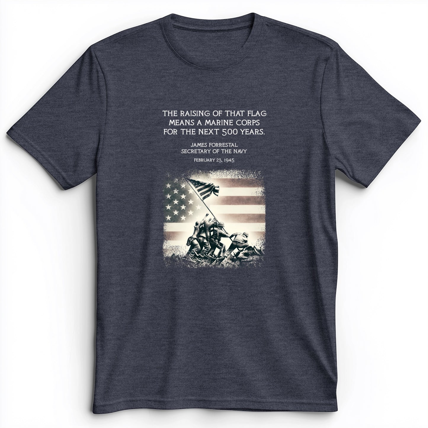 Iwo Jima Flag Premium Tee