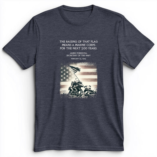 Iwo Jima Flag Premium Tee