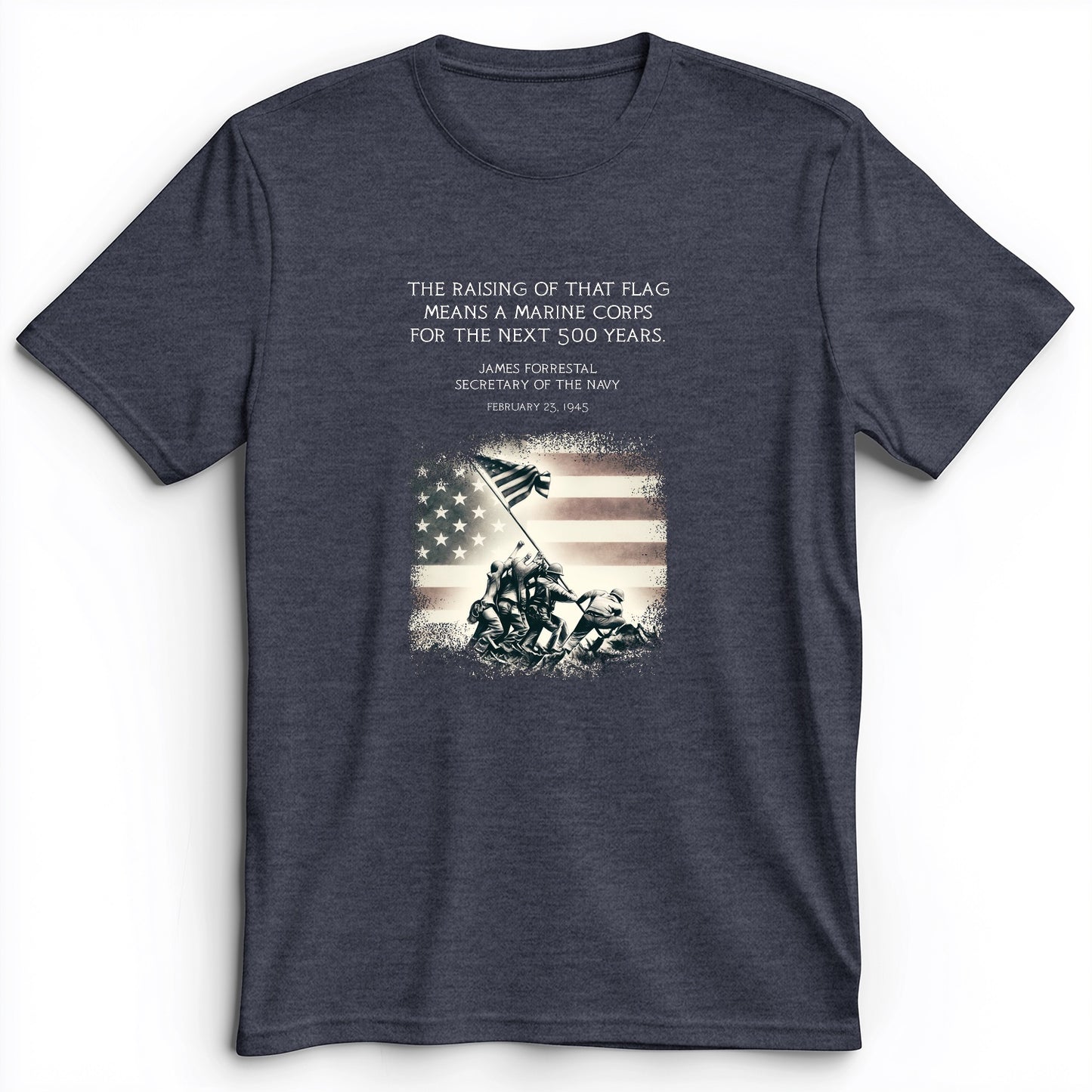 Iwo Jima Flag Premium Tee