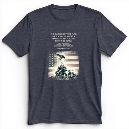 Iwo Jima Flag Premium Tee