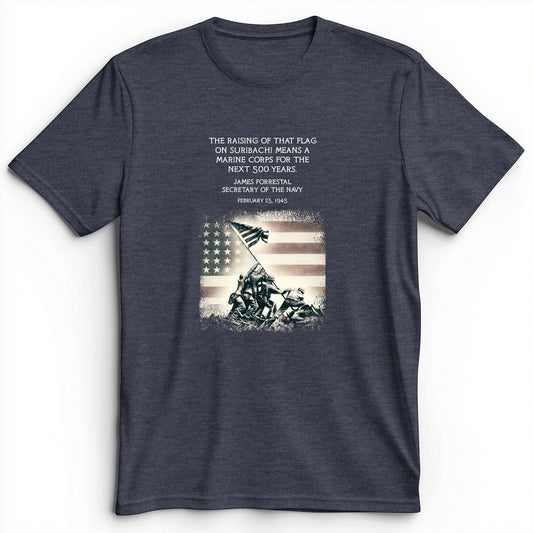 Iwo Jima Flag Premium Tee