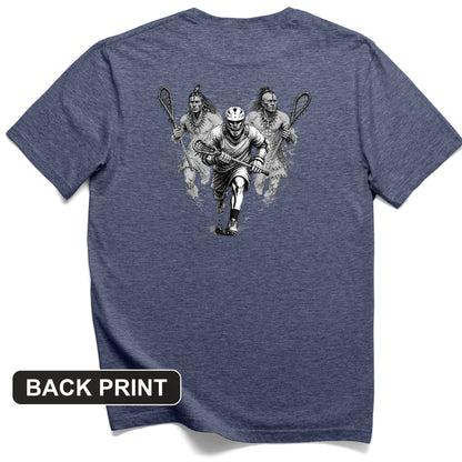 Lacrosse Back Print T-Shirt