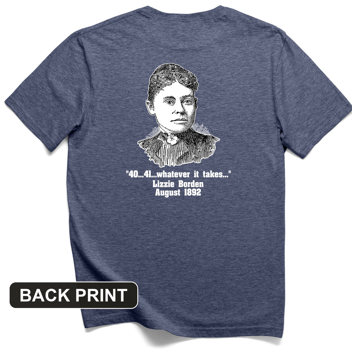 Lizzie Borden Back Print T-Shirt