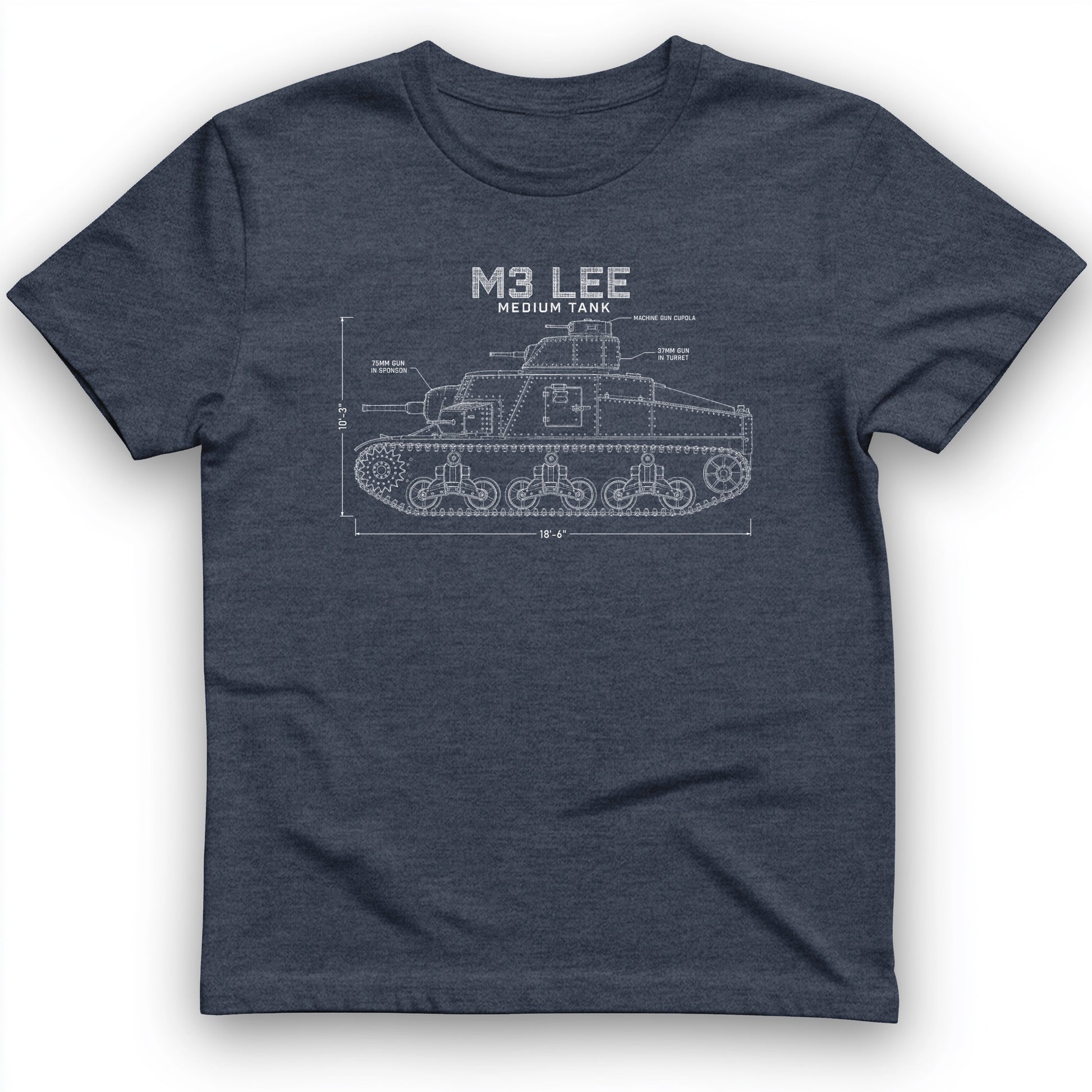 M3 Lee Blueprint T-Shirt